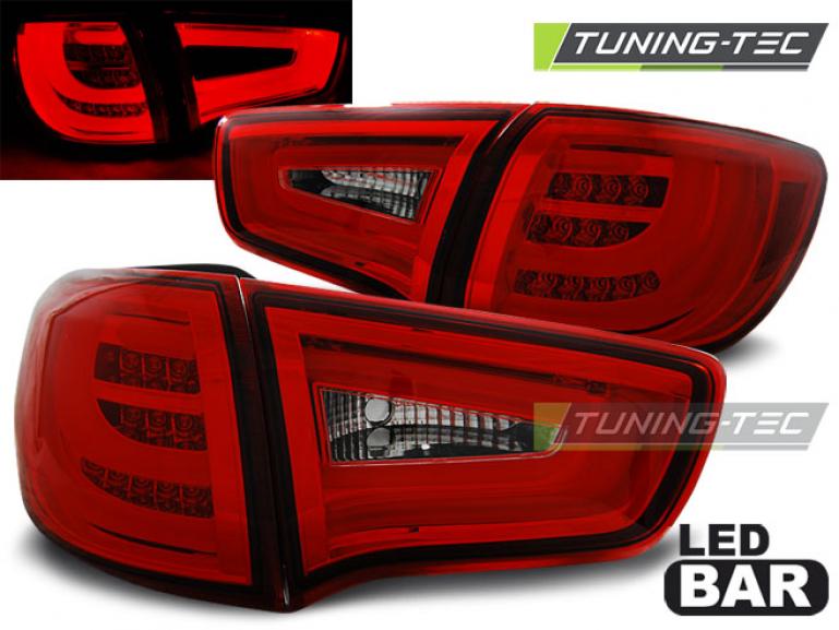 LED Lightbar Design Rückleuchten für KIA Sportage  III 10-14 rot/klar