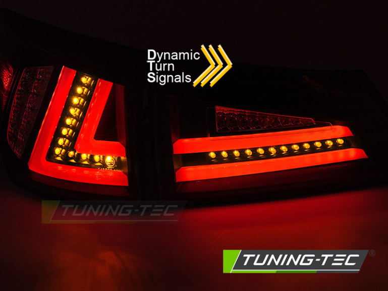 VOLL LED Lightbar Design Rückleuchten für Lexus LX II 06-13 rauch mit dyn. Blinker