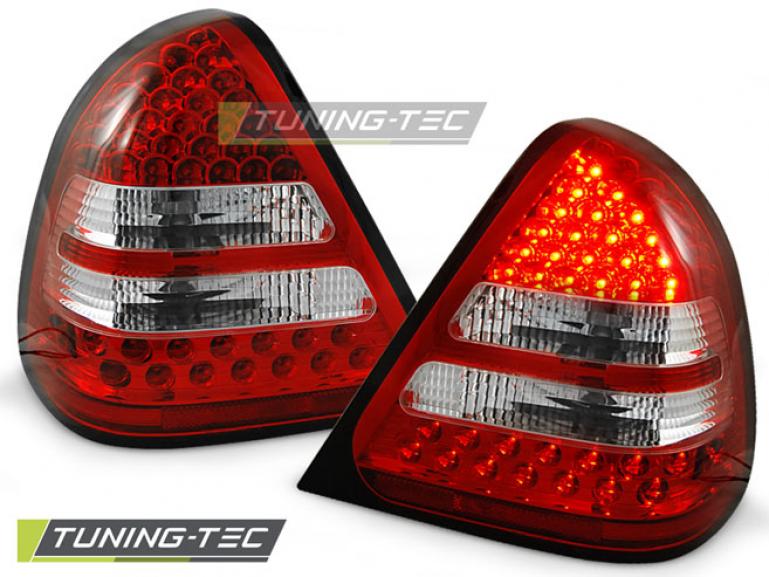 LED Upgrade Design Rückleuchten für Mercedes Benz C-Klasse W202 Limousine  93-00 rot/klar