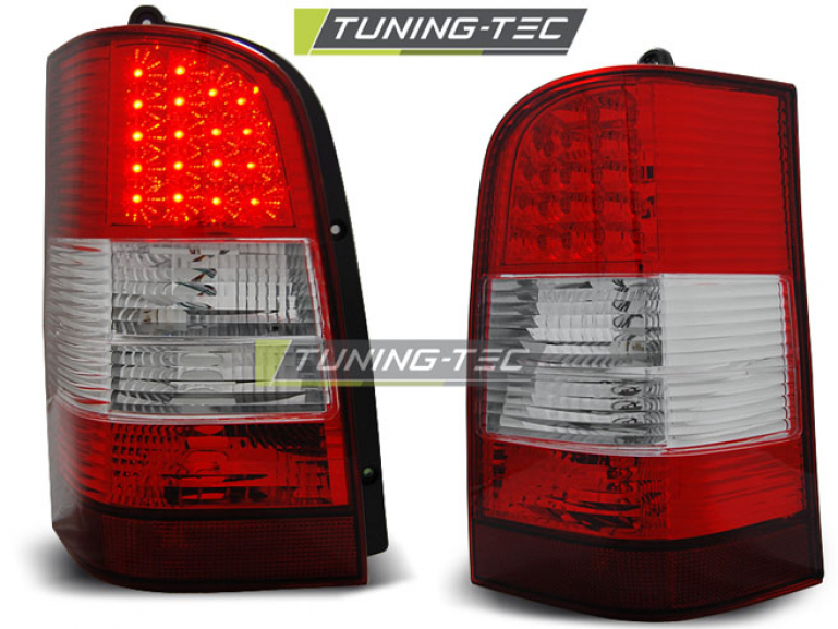 LED Upgrade Design Rückleuchten für Mercedes Benz Vito W638 96-03 rot/weiß