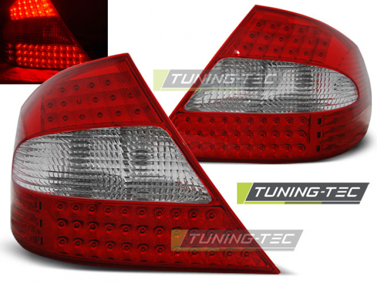 LED Upgrade Design Rückleuchten für Mercedes Benz CLK W209 03-10 rot/weiß