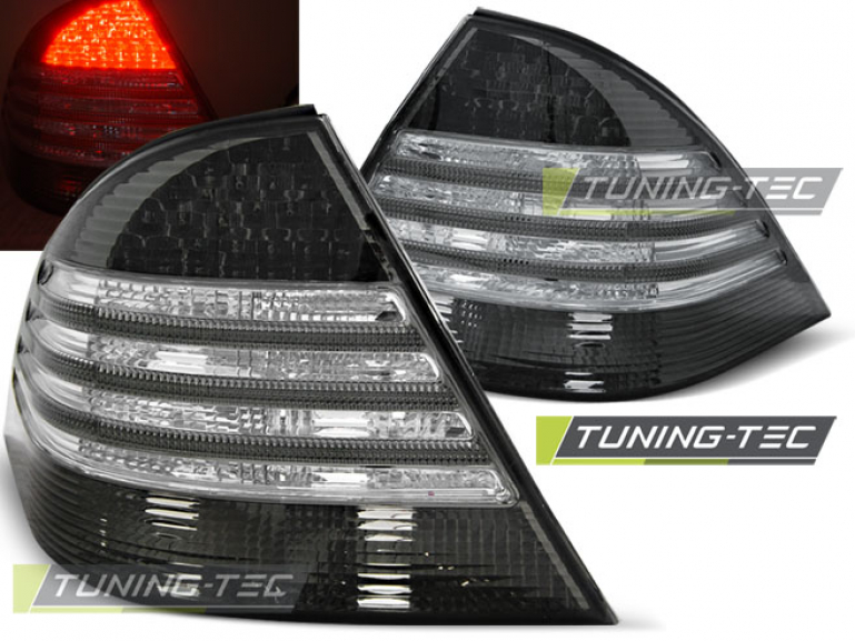 LED Upgrade Design Rückleuchten für Mercedes Benz S-Klasse W220 98-05 schwarz/rauch