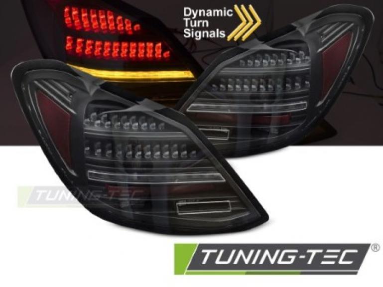 VOLL LED Upgrade Design Rückleuchten Set für Mercedes Benz C-Klasse W205 14-21 schwarz/klar mit dyn. Blinker