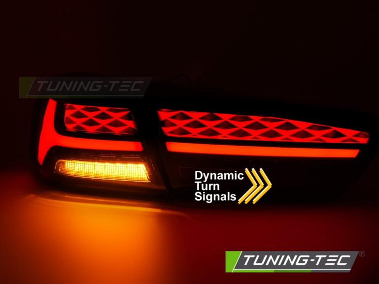 VOLL LED Upgrade Design Rückleuchten für Mitsubishi Lancer 8 Limousine 08-16 schwarz mit dyn. Blinker