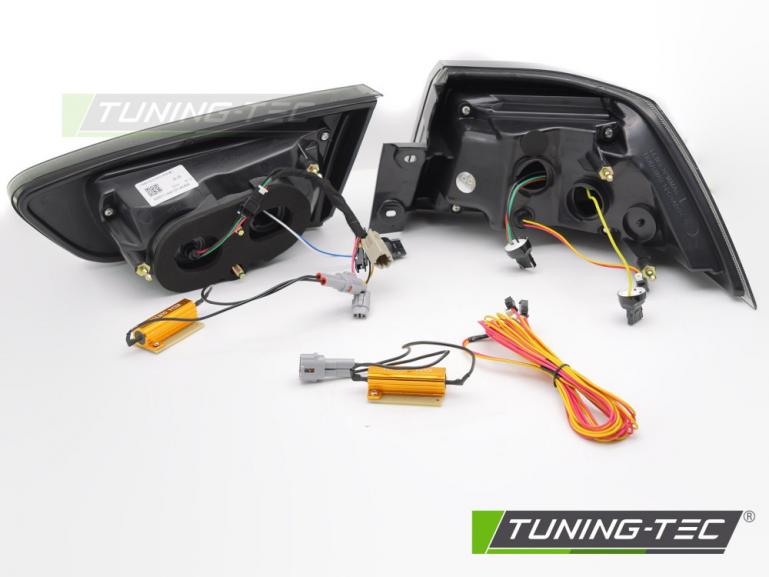 VOLL LED Upgrade Design Rückleuchten für Mitsubishi Lancer 8 Limousine 08-16 schwarz mit dyn. Blinker