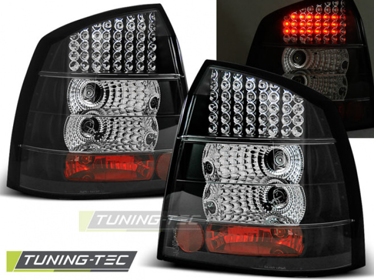 LED Upgrade Design Rückleuchten für Opel Astra G 97-04 schwarz
