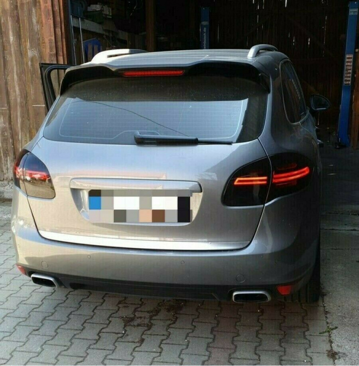 Voll LED Upgrade Design Rückleuchten für Porsche Cayenne 92A 10-15 rot/rauch