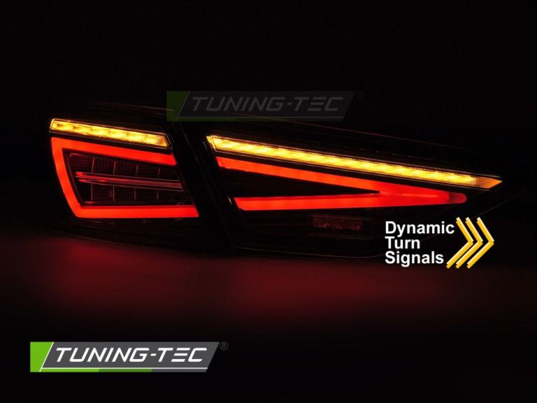 Preview: Voll LED Upgrade Design Rückleuchten Set passend für Seat Leon (III) 5F 12-20 schwarz/rauch (für Halogen)