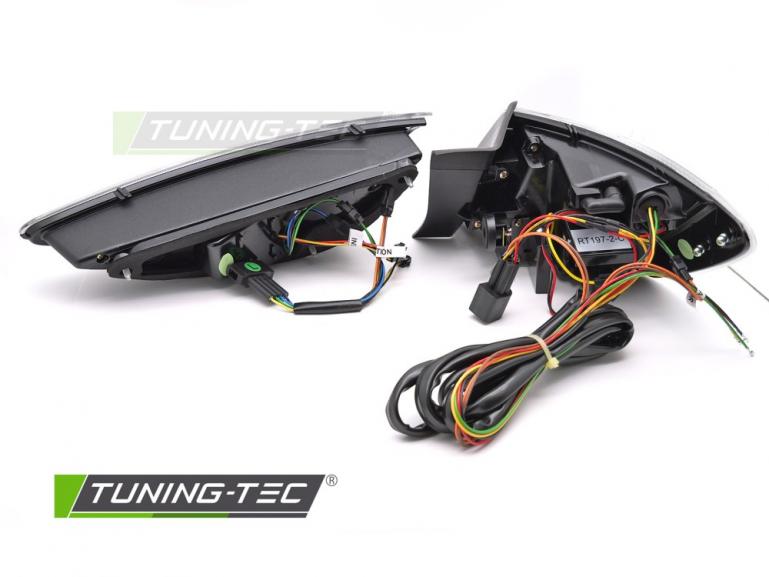 Preview: Voll LED Upgrade Design Rückleuchten Set passend für Seat Leon (III) 5F 12-20 schwarz/rauch (für Halogen)