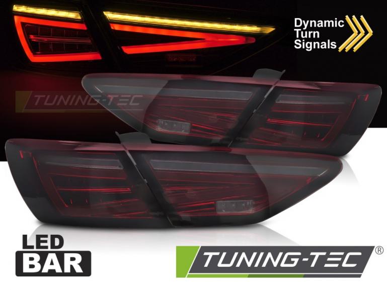 Voll LED Upgrade Design Rückleuchten Set passend für Seat Leon (III) 5F 12-20 rot/rauch (für Halogen)