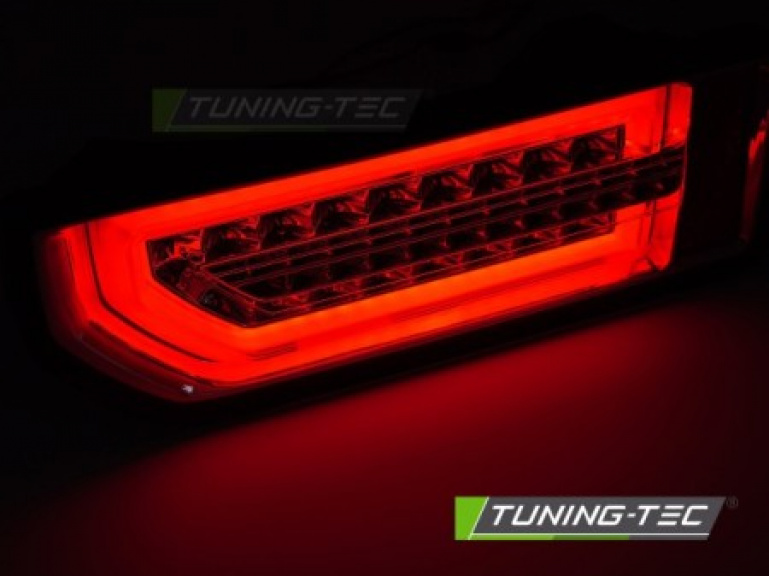 Voll LED Lightbar Design Rückleuchten für Suzuki Jimny 18+ chrom mit dynamischem Blinker
