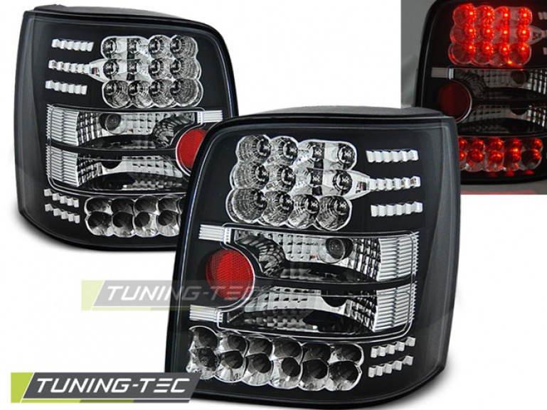 LED Upgrade Design Rückleuchten für VW Passat 3B (B5) Variant 96-00 schwarz/klar