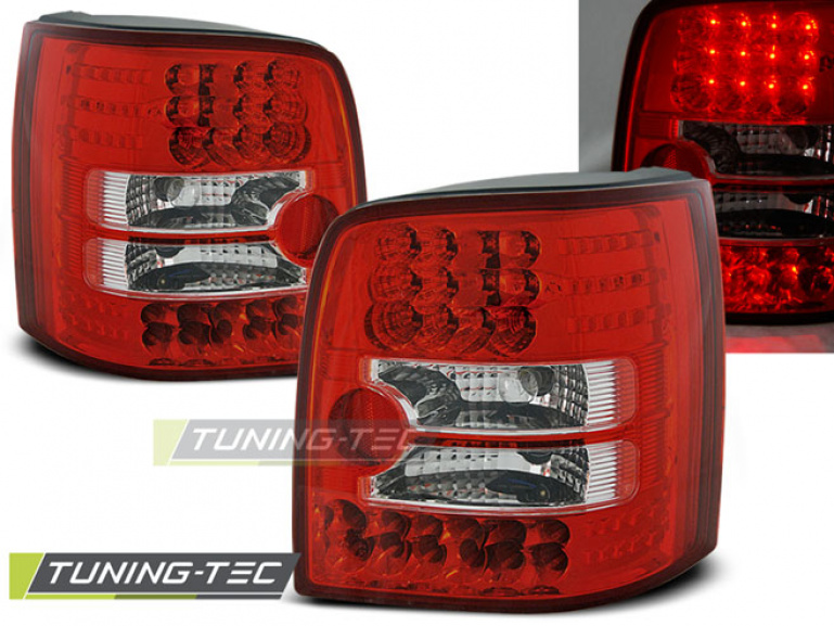 LED Upgrade Design Rückleuchten für VW Passat 3B (B5) Variant 96-00 rot/klar