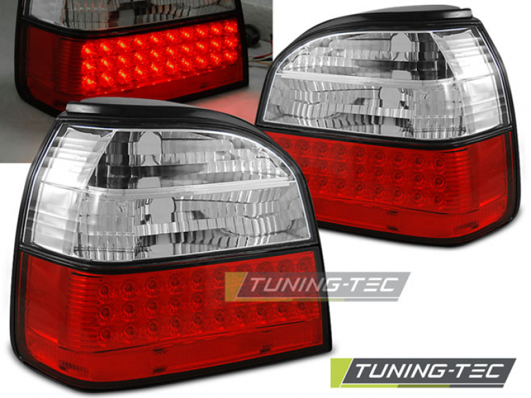 LED Upgrade Design Rückleuchten für VW Golf 3 (III) 91-97 rot/klar