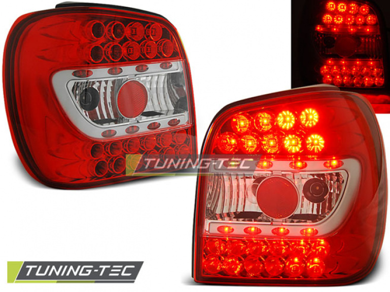 LED Upgrade Design Rückleuchten für VW Polo 6N 94-99 rot