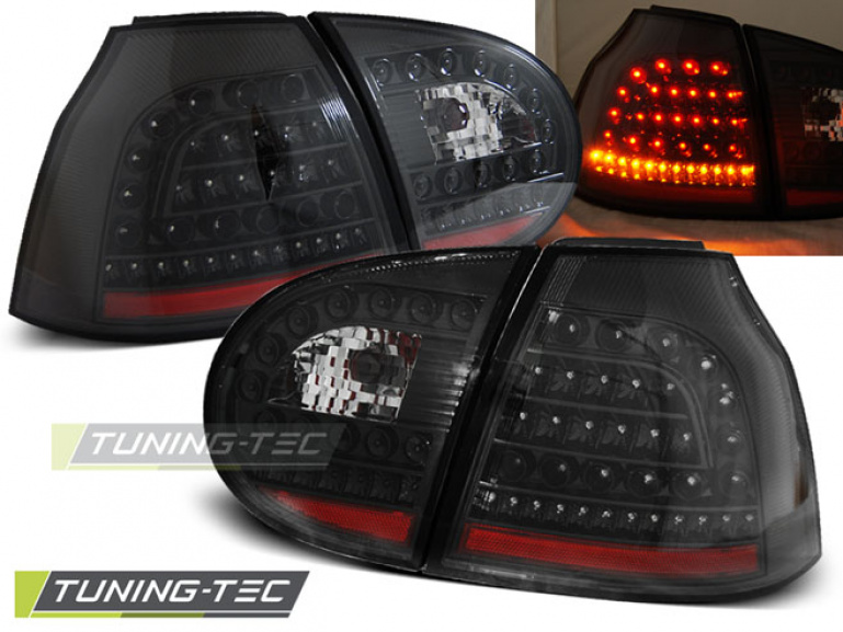 New Design LED Rückleuchten schwarz mit Dynamik Blinker passend für VW Golf  5 Bj. 03 - 08