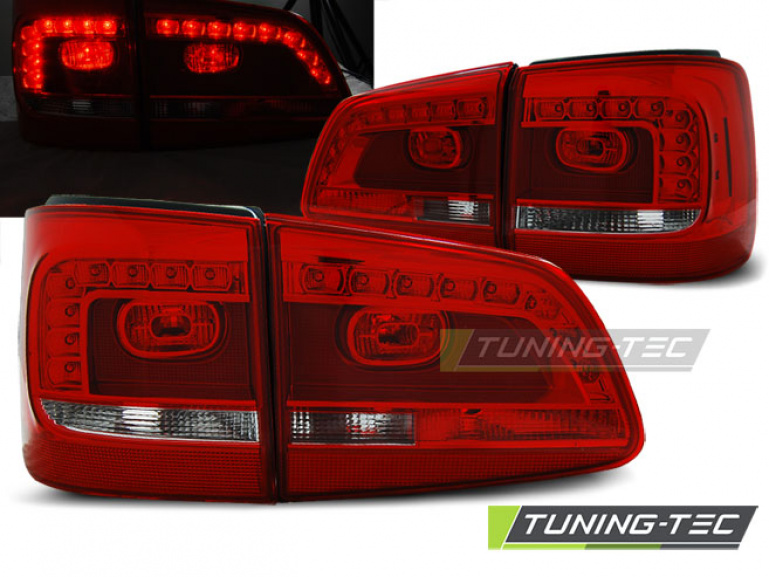LED Upgrade Design Rückleuchten für VW Touran GP2 10-16 rot/klar