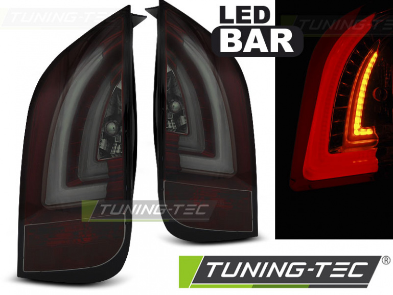 LED Lightbar Design Rückleuchten für VW UP! und Skoda Citigo 11-21 rot/rauch