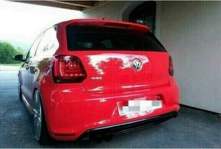 LED Upgrade Design Rückleuchten für VW Polo 6R 09-14 rot/rauch