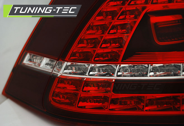 LED Upgrade Design Rückleuchten für VW Golf 7 (VII) 13-17 rot/klar mit  dynamischem Blinker