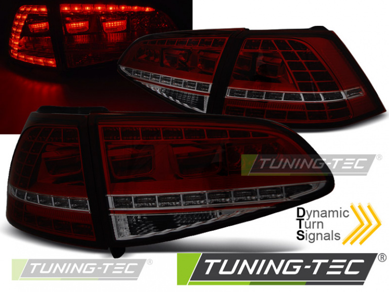 LED Upgrade Design Rückleuchten für VW Golf 7 (VII) 13-17 rot/rauch mit dynamischem Blinker
