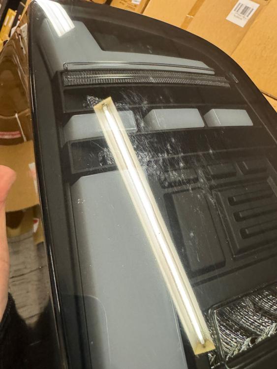 Preview: B-Ware - Voll LED Lightbar Design Rückleuchten für VW T5 Facelift (GP) 10-15 schwarz/rauch mit dynamischem Blinker