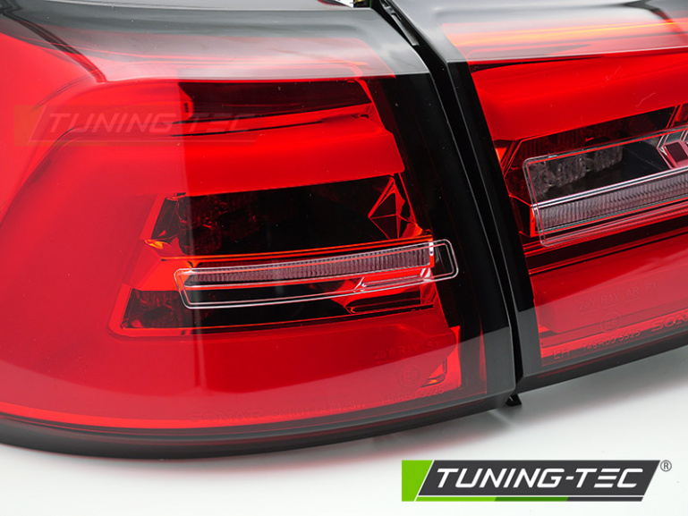 VOLL LED Upgrade Design Rückleuchten Set für VW Golf 7 Facelift Variant (Kombi) 17-20 rot/weiß mit dynamischem LED Blinker