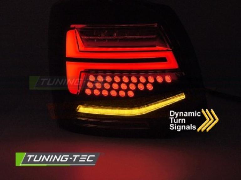 Preview: VOLL LED Upgrade Design Rückleuchten Set passend für VW Polo 6R 09-14 / 6C 14-17 schwarz/rauch mit dyn. Blinker + Willkommensfunktion