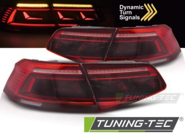 VOLL LED Upgrade Design Rückleuchten Set passend für VW Passat B8 14-19 Limousine rot
