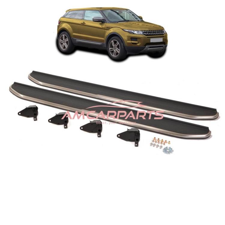 Upgrade Design Trittbretter / Einstiegsleisten passend für Range Rover Evoque 11-18 inkl. Montagematerial