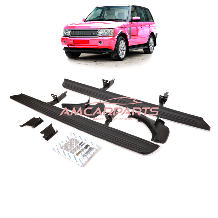 Upgrade Design Trittbretter / Einstiegsleisten passend für Land Rover Range Rover Vogue 02-12 inkl. Montagematerial