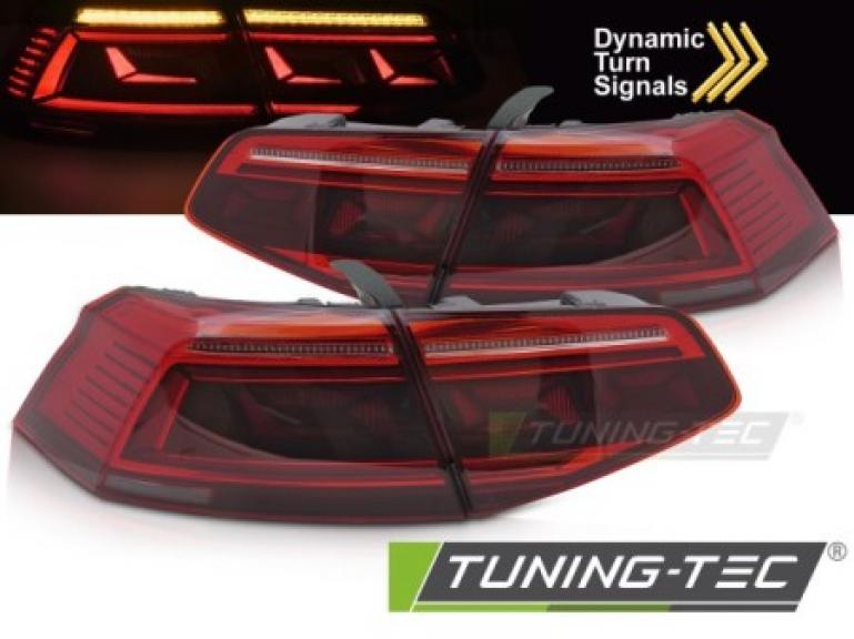 VOLL LED Upgrade Design Rückleuchten Set passend für VW Passat B8 Facelift19-23 Limousine rot mit. dyn Blinker