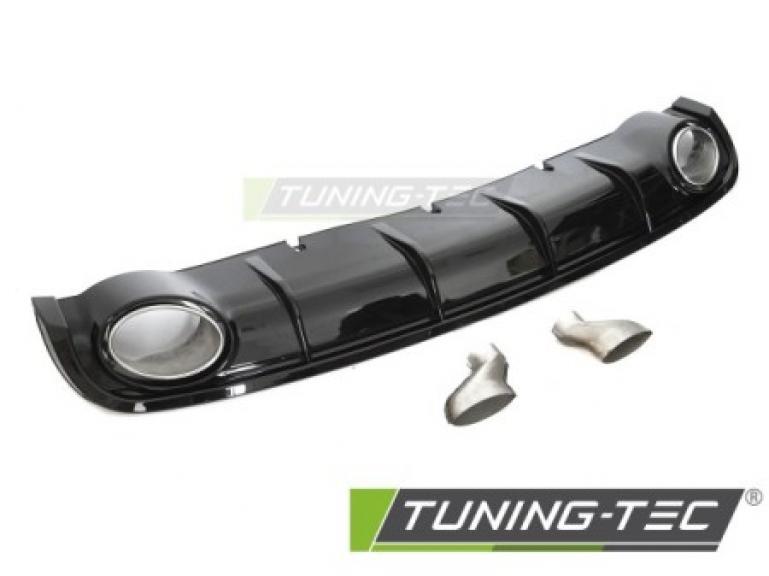 Upgrade Sport Design Heck Diffusor passend für Audi A6 C7 (4G) Lim+Avant 11-14 Hochglanz schwarz