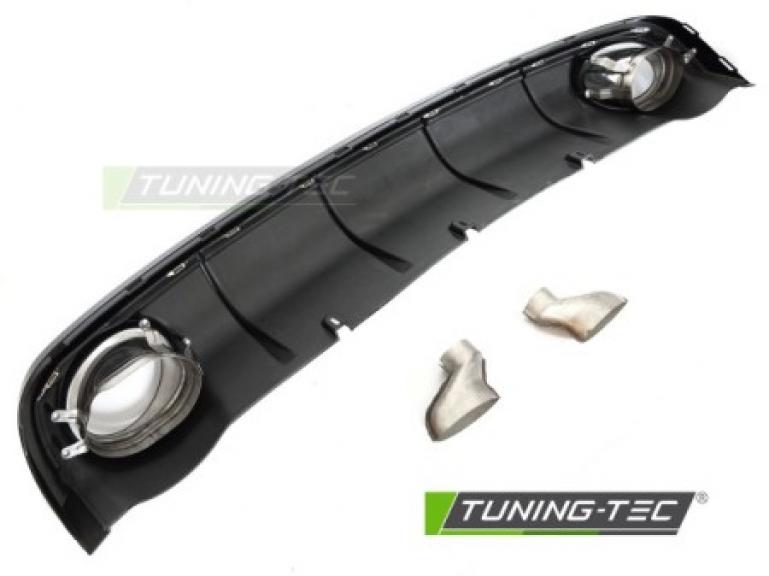 Preview: Upgrade Sport Design Heck Diffusor passend für Audi A6 C7 (4G) Lim+Avant 11-14 Hochglanz schwarz