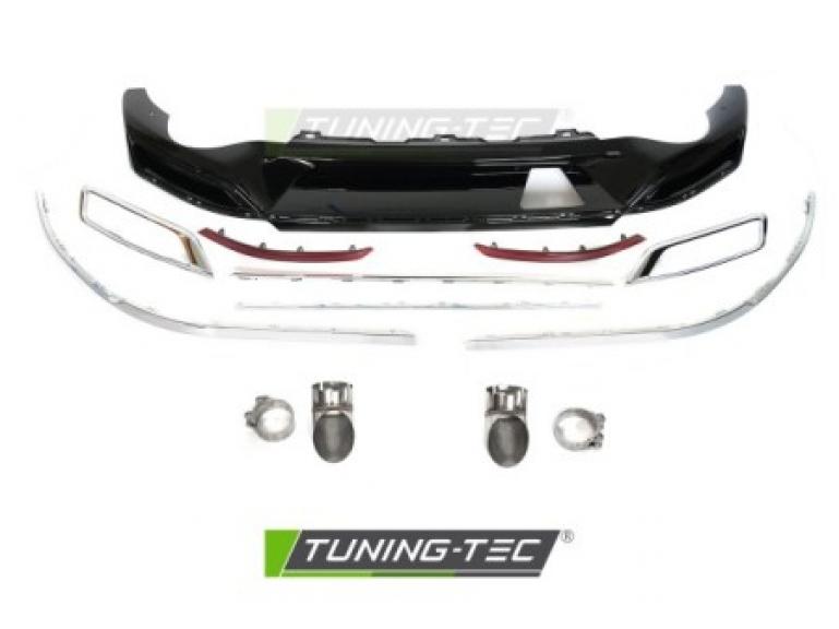 Preview: Upgrade Sport Design Heckstoßstange passend für VW Passat B7 Limousine 10-14 mit PDC Aussparungen / Zubehör