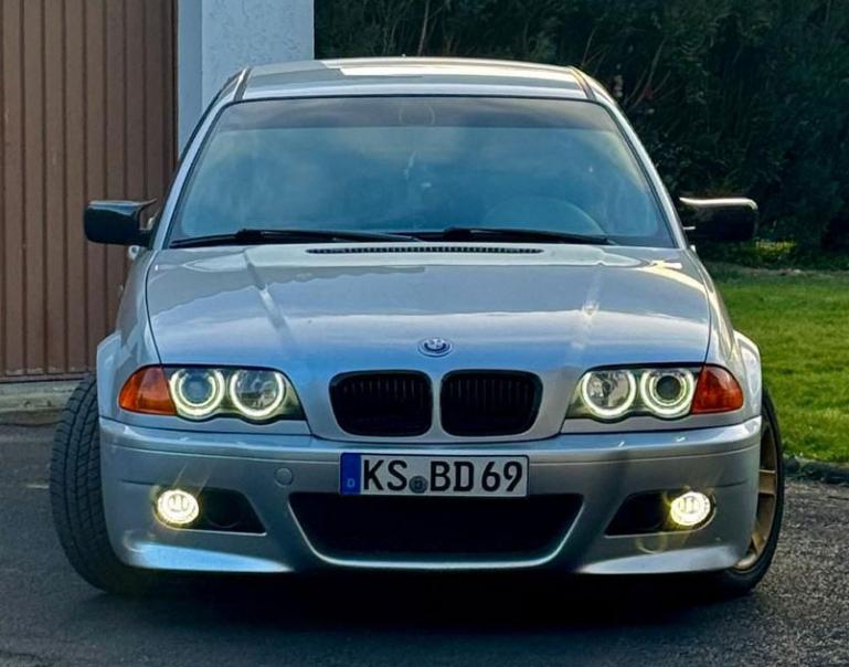 "Upgrade+" LED Nebelscheinwerfer Set passend für BMW 5er E39 95-04 , 3er E46 Coupe/Cabrio/Lim/Touring 98-07 schwarz/rauch (M-Paket)