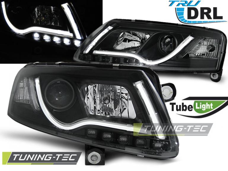 Original Audi S6 Kühlergrill 4F – Für LED TFL Tagfahrleuchten, Neues OEM-Ersatzteil