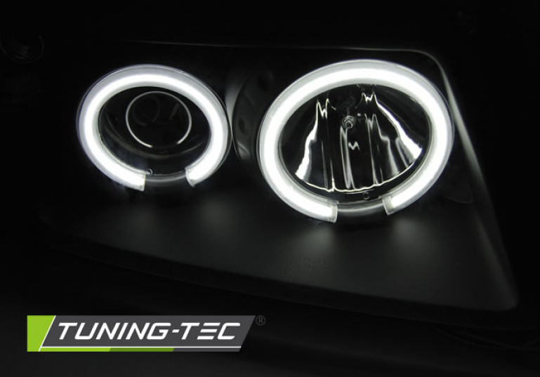 CCFL Angel Eyes Scheinwerfer für Audi A3 (8L) 96-00 schwarz