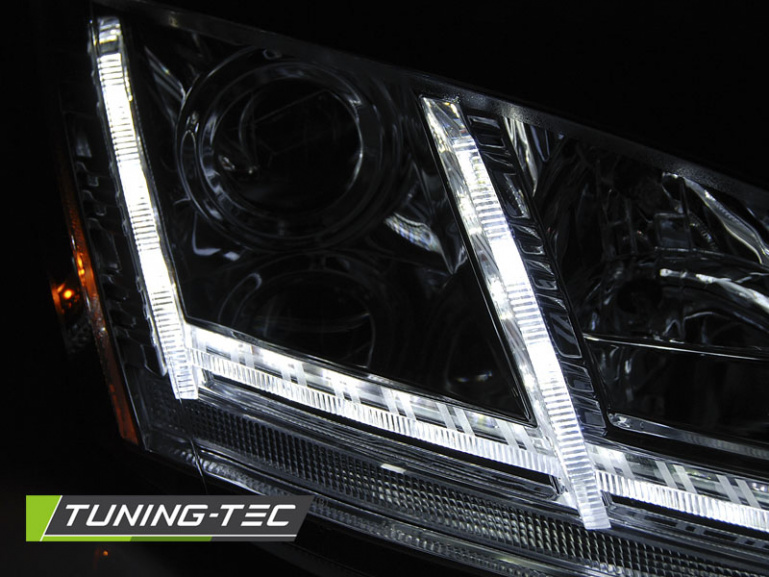 XENON LED Tagfahrlicht Scheinwerfer für Audi TT 8J 06-10 chrom