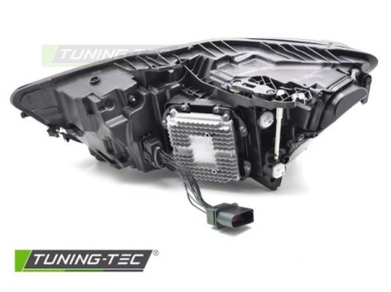 Preview: Voll LED Tagfahrlicht Scheinwerfer Set passend für Audi A6 4G (C7) Facelift 15-18 schwarz mit LED Blinker