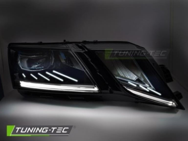 Preview: VOLL LED Upgrade Design Scheinwerfer Set passend für Skoda Octavia III (5E) Facelift 16-21 schwarz/chrom