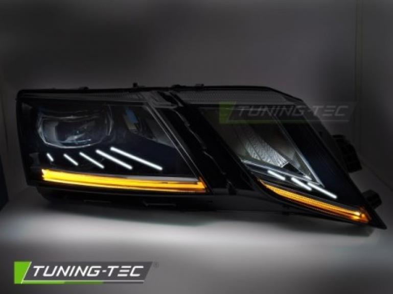 Preview: VOLL LED Upgrade Design Scheinwerfer Set passend für Skoda Octavia III (5E) Facelift 16-21 schwarz/chrom