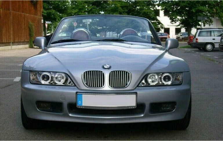 LED Angel Eyes Scheinwerfer für BMW Z3 96-02 chrom