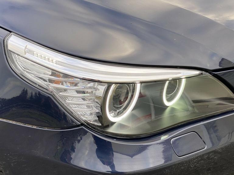 Xenon CCFL Angel Eyes Scheinwerfer für BMW 5er E60/E61 05-07 schwarz