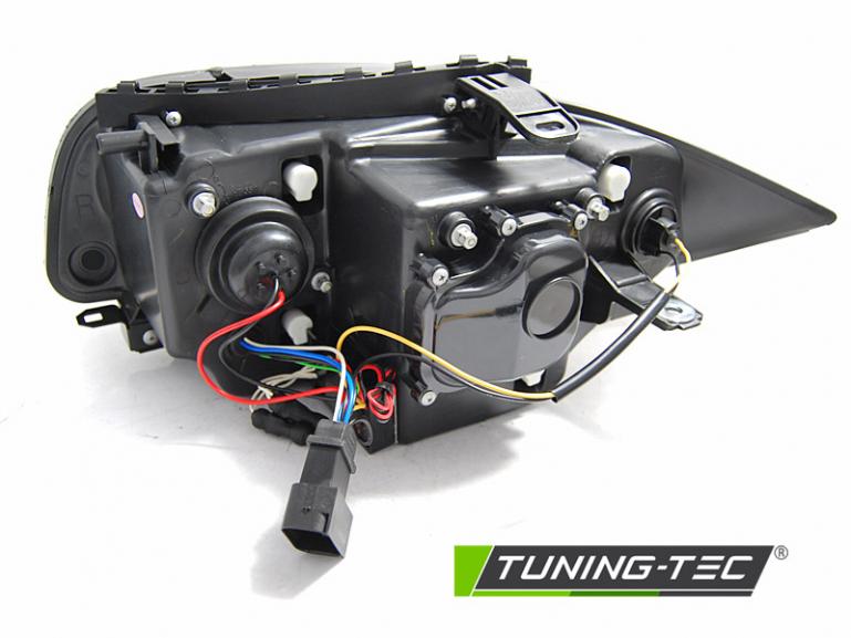 CCFL Angel Eyes Scheinwerfer für BMW 1er E81, E82, E87, E88 04-11 schwarz