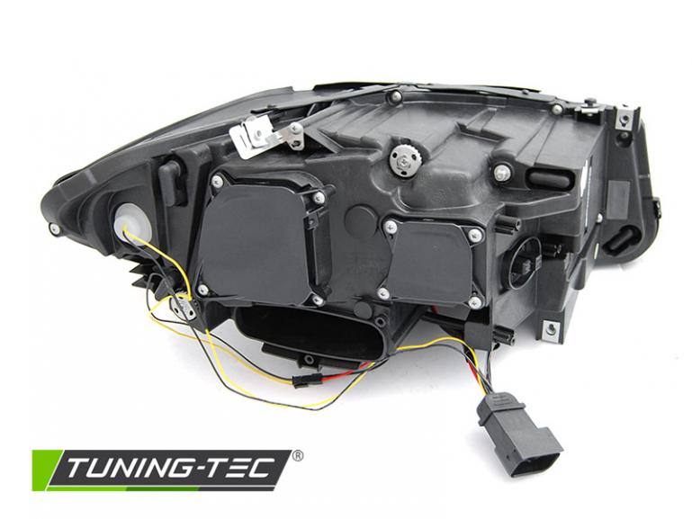 Upgrade Scheinwerfer LED Angel Eyes für BMW 5er F10/F11 Lim./Touring 13-16 schwarz dynamisch