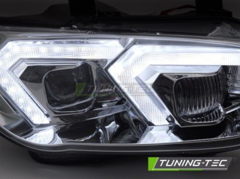 Upgrade Design Xenon LED Tagfahrlicht Scheinwerferset für BMW 3er Coupe/Cabrio E92/E93 LCI 10-13 chrom