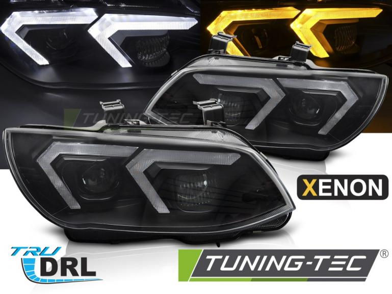Upgrade Design Xenon LED Tagfahrlicht Scheinwerferset für BMW 3er Coupe/Cabrio E92/E93 LCI 10-13 schwarz