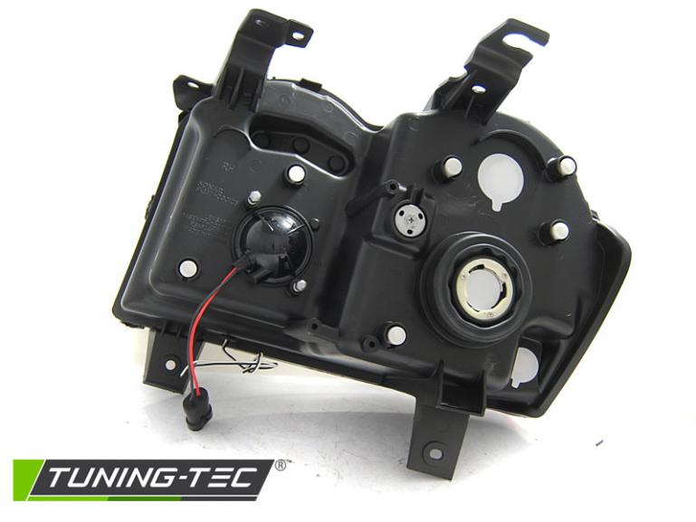 LED Angel Eyes Scheinwerfer für Jeep Grand Cherokee 05-08 schwarz LTI