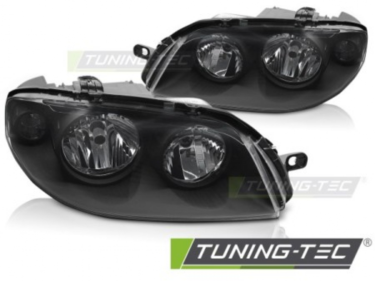 Upgrade Design Scheinwerfer Set für Fiat Punto 2 Facelift 03-07 schwarz